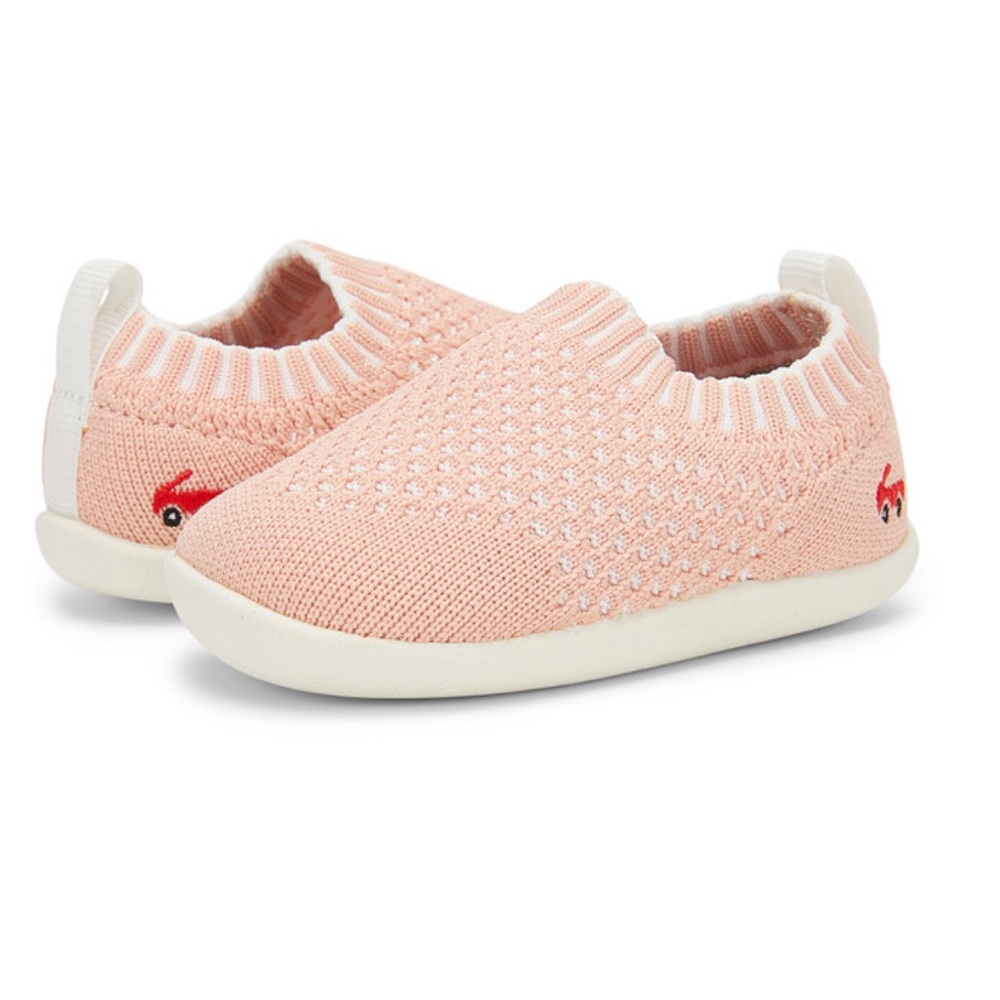 See Kai Run knit pink first Walker shoes